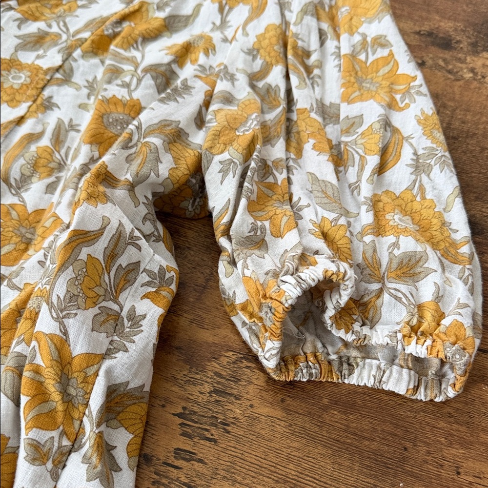 Anthropologie| cupcakes & cashmere Sunflower Blouse - Picture 4 of 7